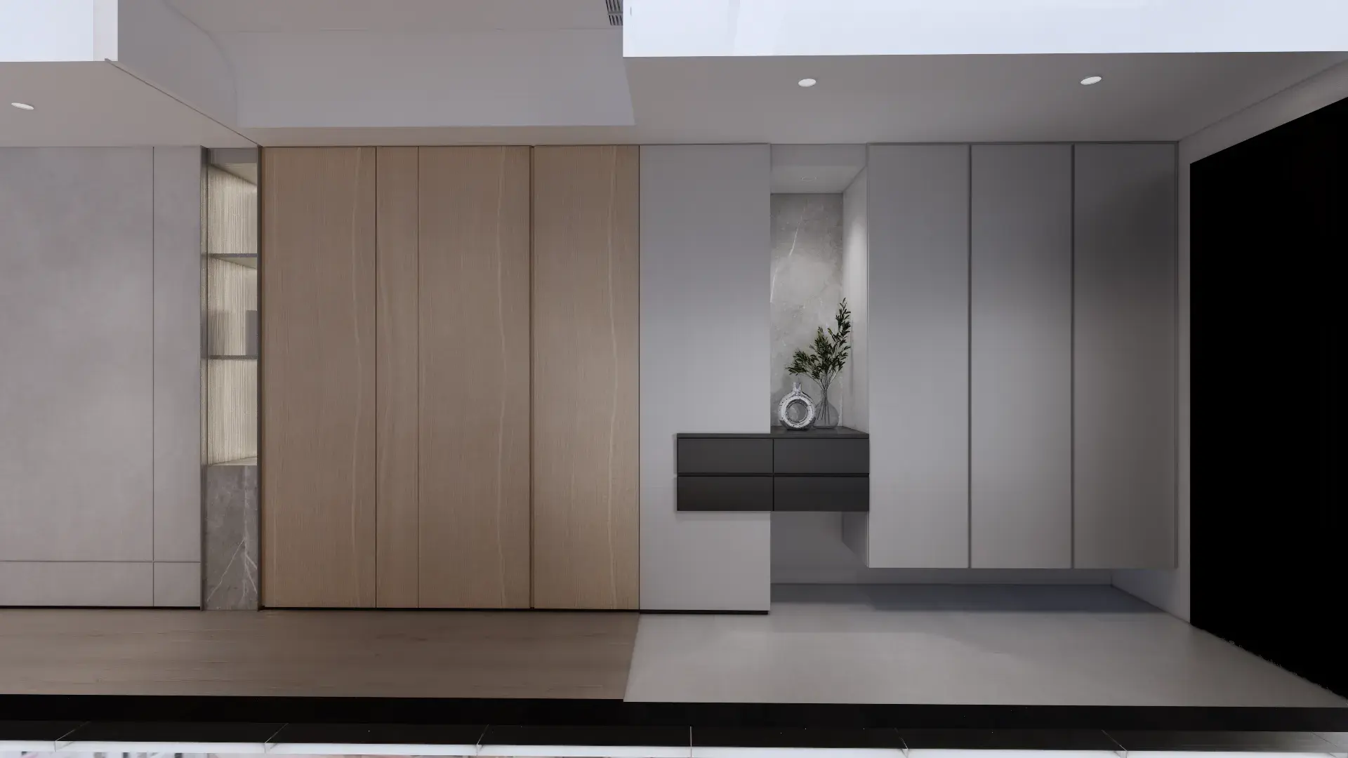 【設計週誌】定潮｜高雄B宅-玄關/落塵區